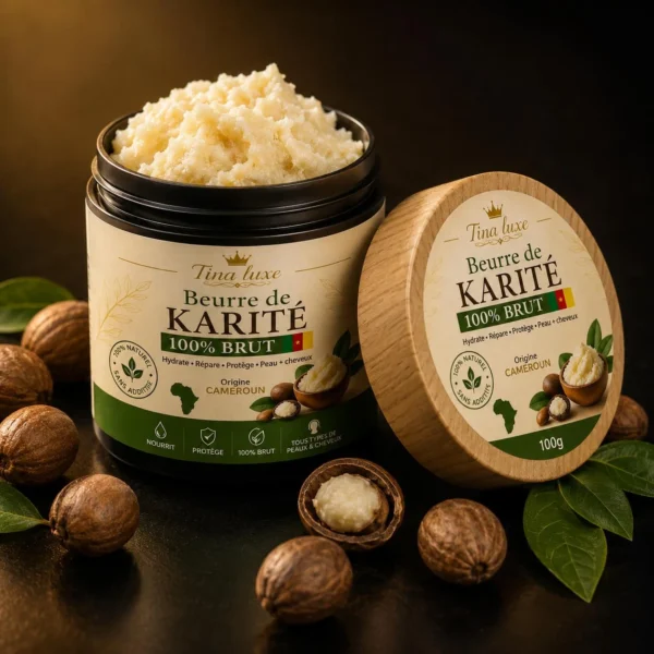 Rituel Karité Précieux – Beurre de Karité Brut TinaLuxe 100g